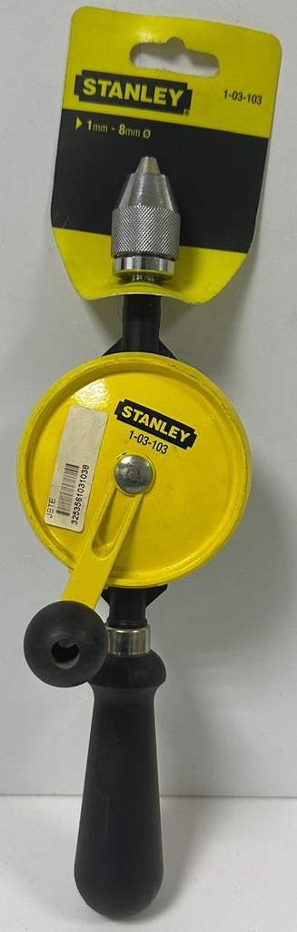  STANLEY HAND DRILL 1MM-8MM - 1-03-103 