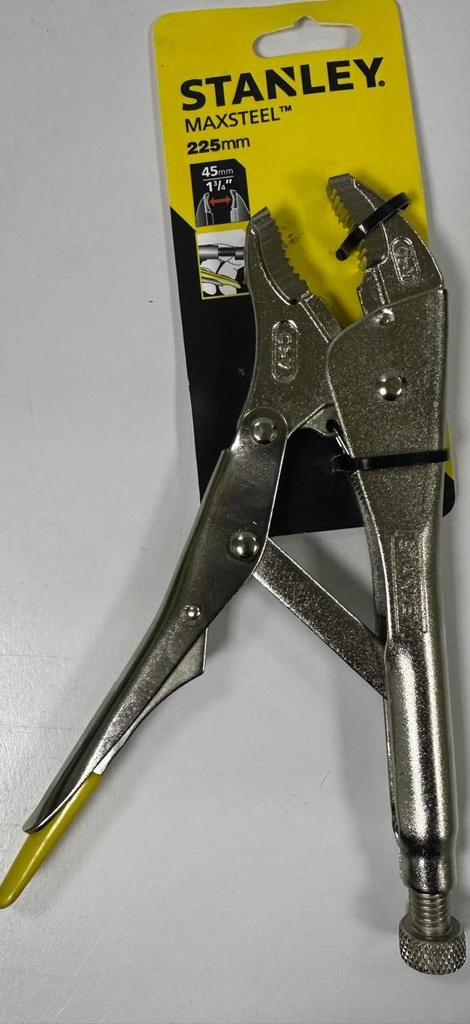STANLEY MAXSTEEL LOCKING PLIER 225MM - 84-809