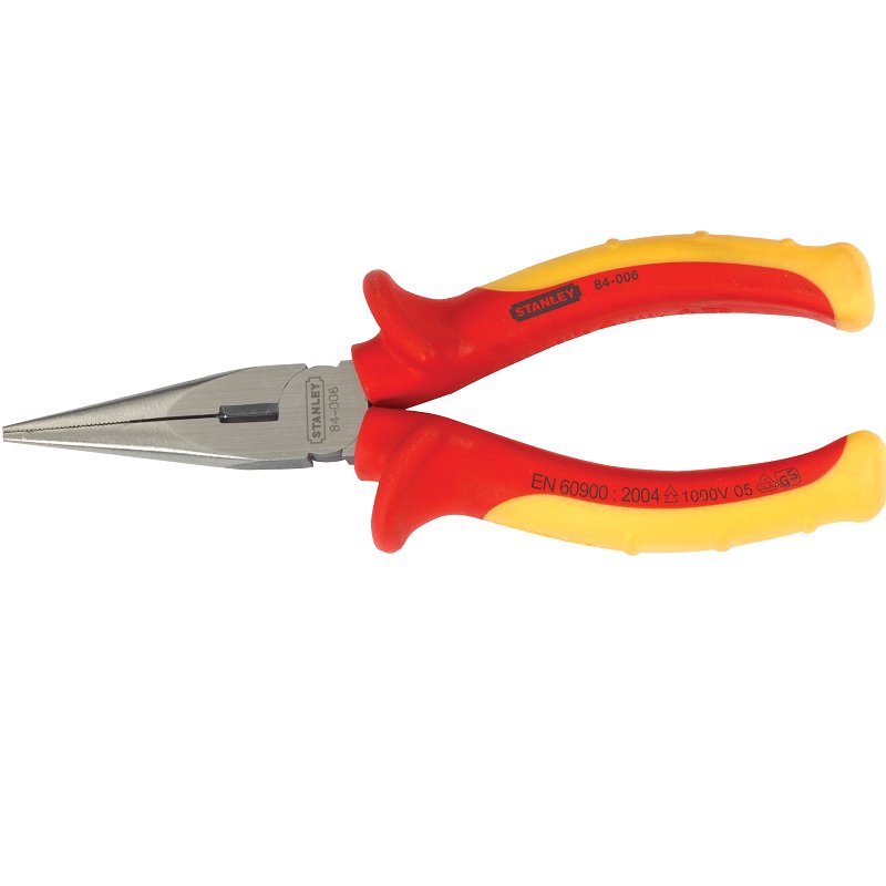  STANLEY LONG NOSE PLIER 160MM 6-1/4" - 84-006 