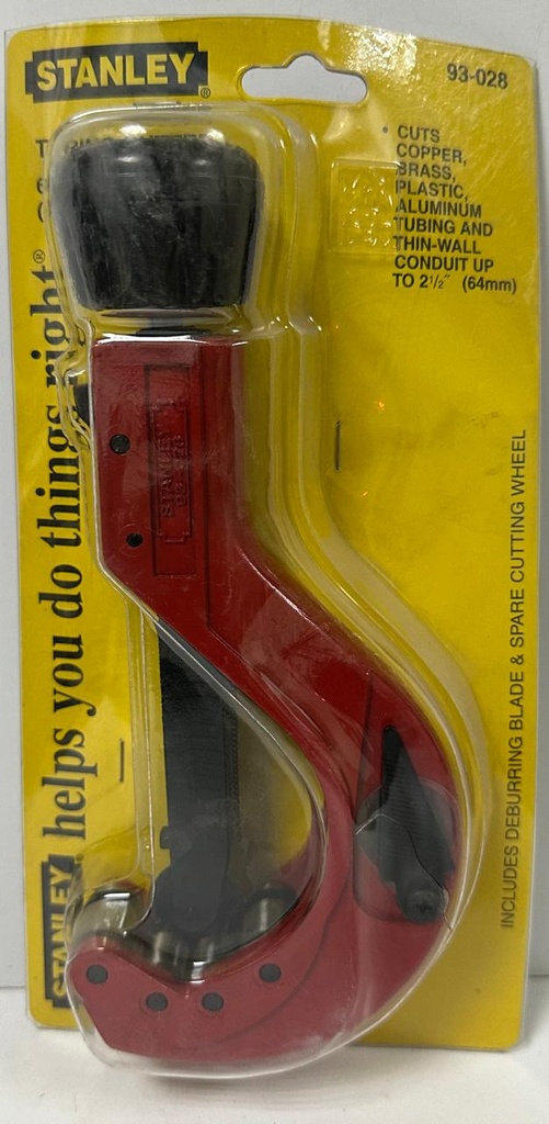STANLEY TUBE CUTTER 1/4"-2-1/2" 6-64MM - STNHTS93-028