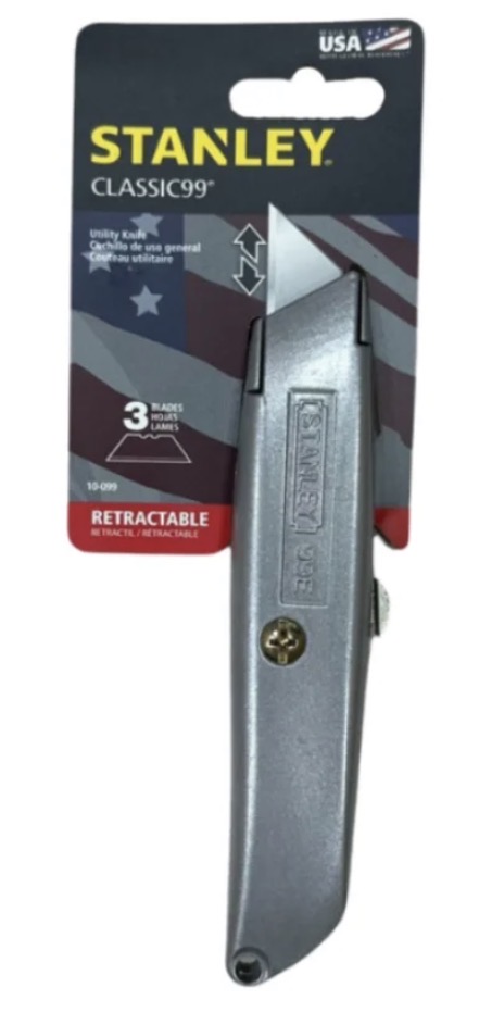  STANLEY UTILITY RETRACTABLE KNIFE 10-099 - USA 