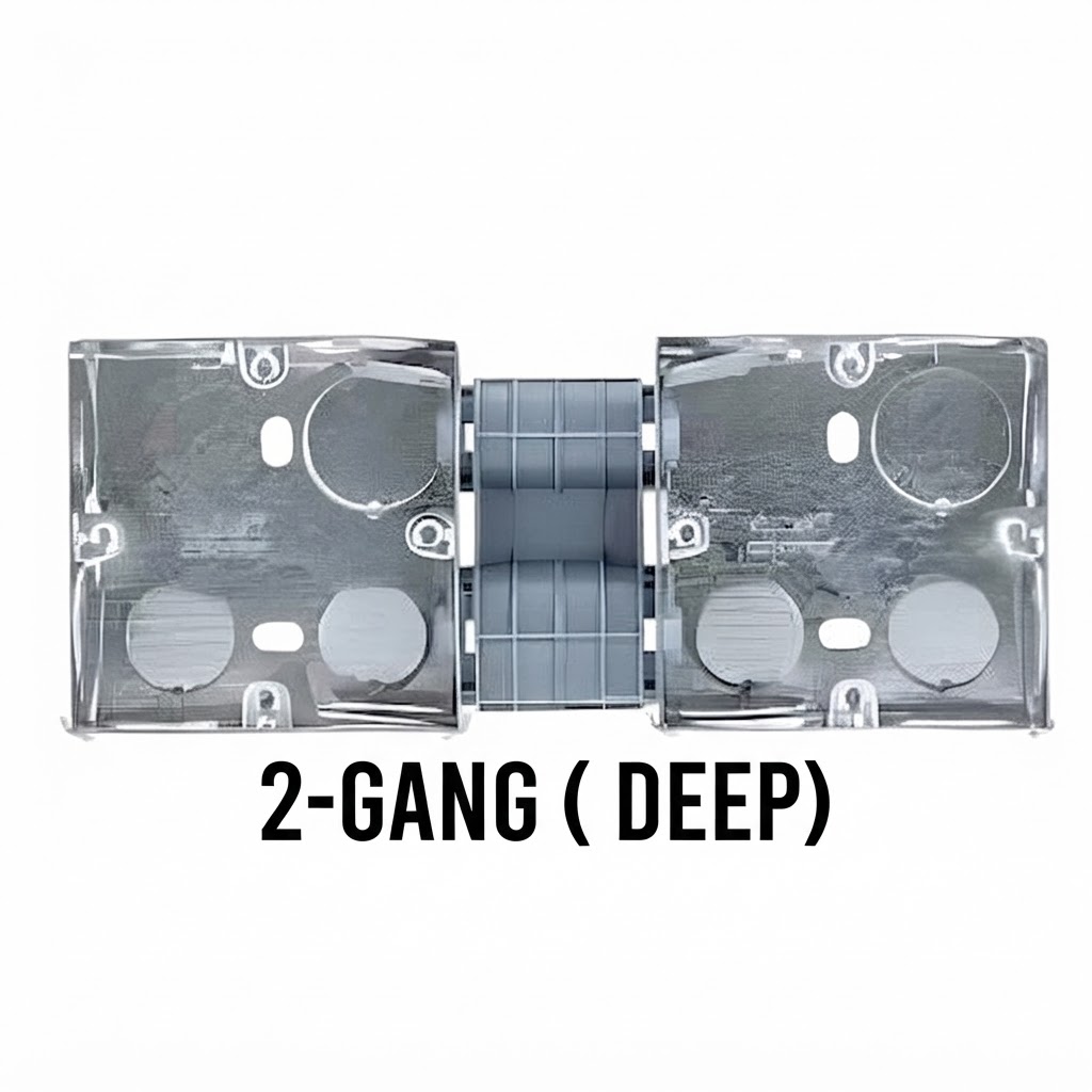  STEEL BOX 3X3 2-GANG PLASTIC CONNECTOR (DEEP) 
