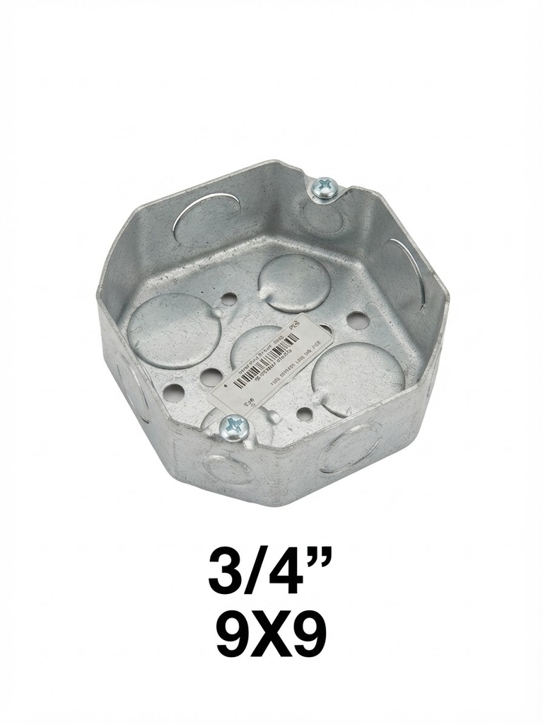 STEEL BOX 9X9 3.5MM 3/4 - ELECTRIC -CHINA
