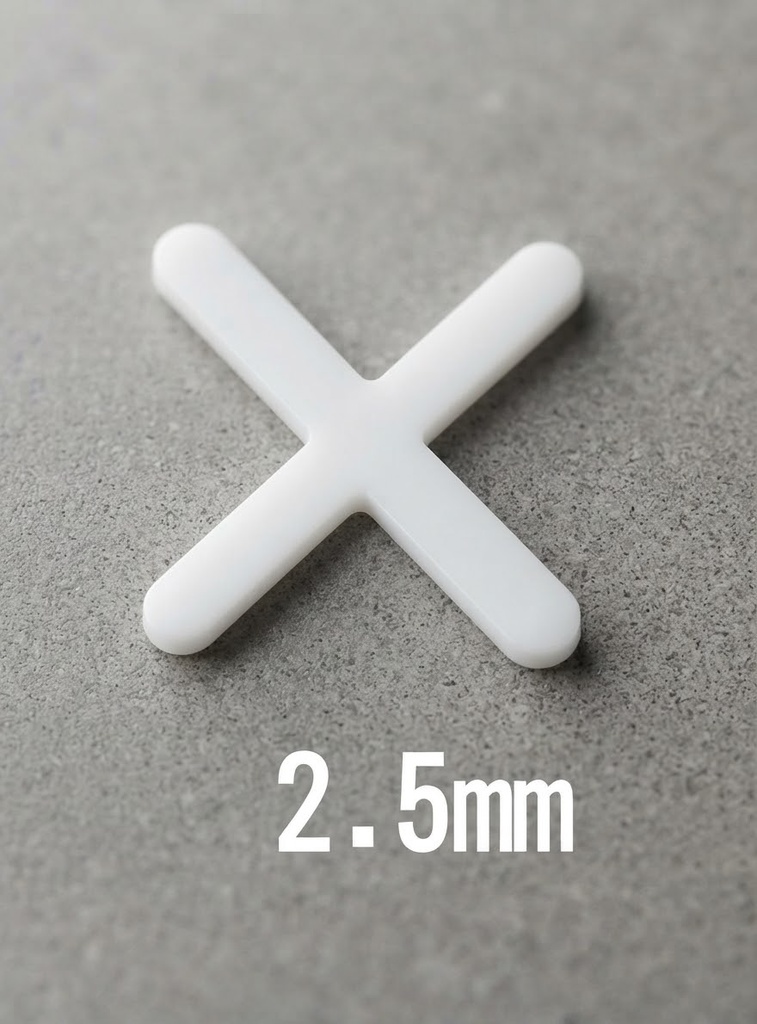 TILE SPACERS 2.5MM - GULF ELITE/ALEMANTEK/FALCON/SILVER