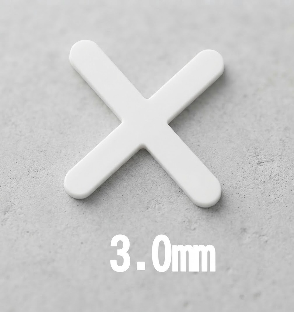 TILE SPACERS 3MM -  ALEMANTEK/FALCON 