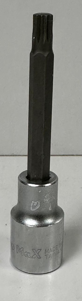  TOP MAX CR-V M8 SPLINE BIT SOCKET LONG - TAIWAN 