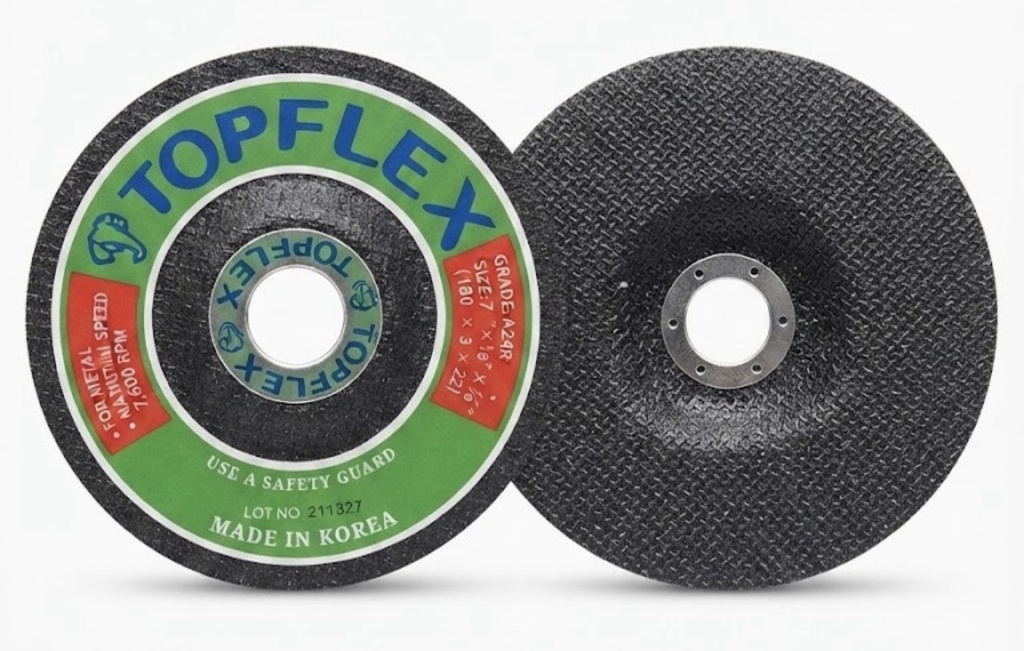  TOPFLEX CUTTING DISC METAL 7" (GRADE A24R) - KOREA 