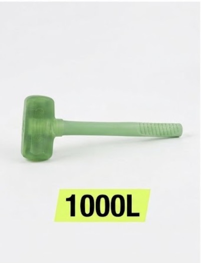 TRANSPARENT RUBBER HAMMER GREEN 1000L-CHINA