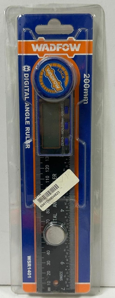  WADFOW DIGITAL ANGLE RULLER  9" 200MM WITH DOUBLE SCALE -WSR 