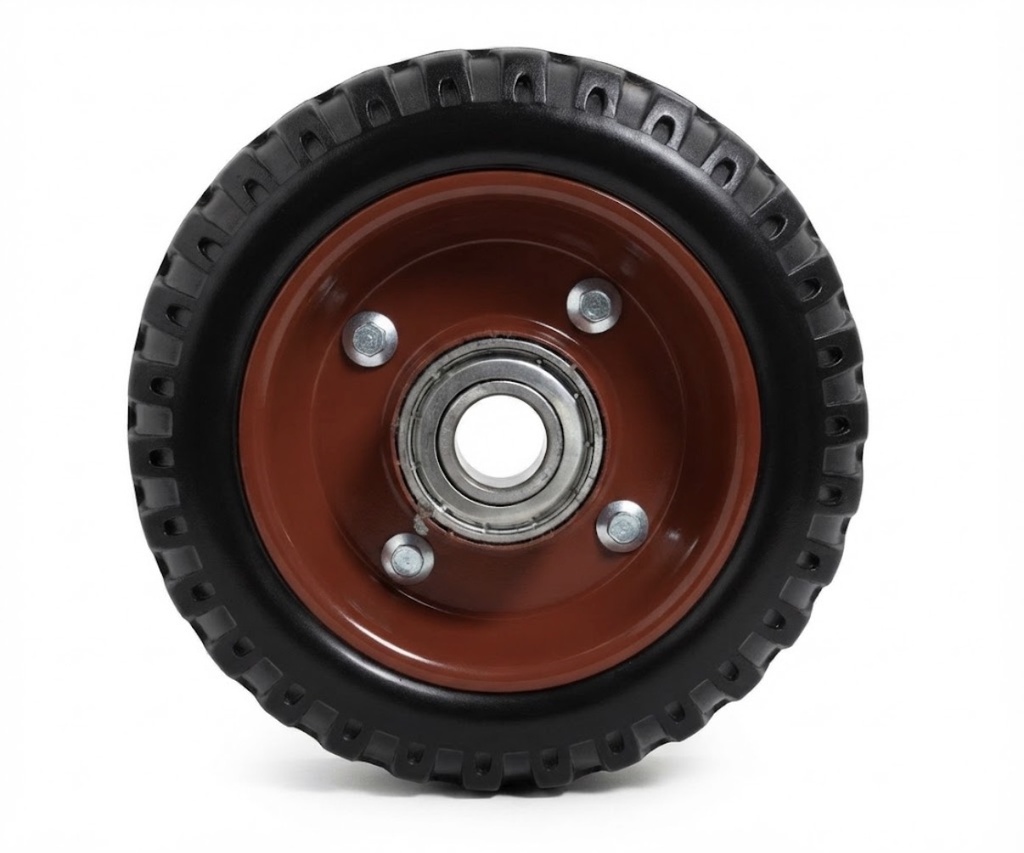  WHEEL BALADIYAH 6" 160X50 W-OUT BASE RED/BLACK - STRONG 
