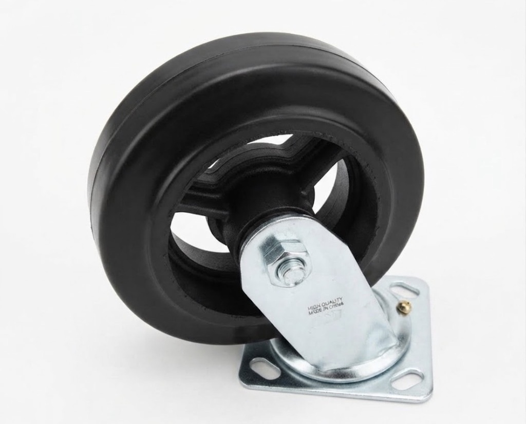  WHEEL BALADIYAH BLACK BEARING TYPE 6" 6X2 - KIT 