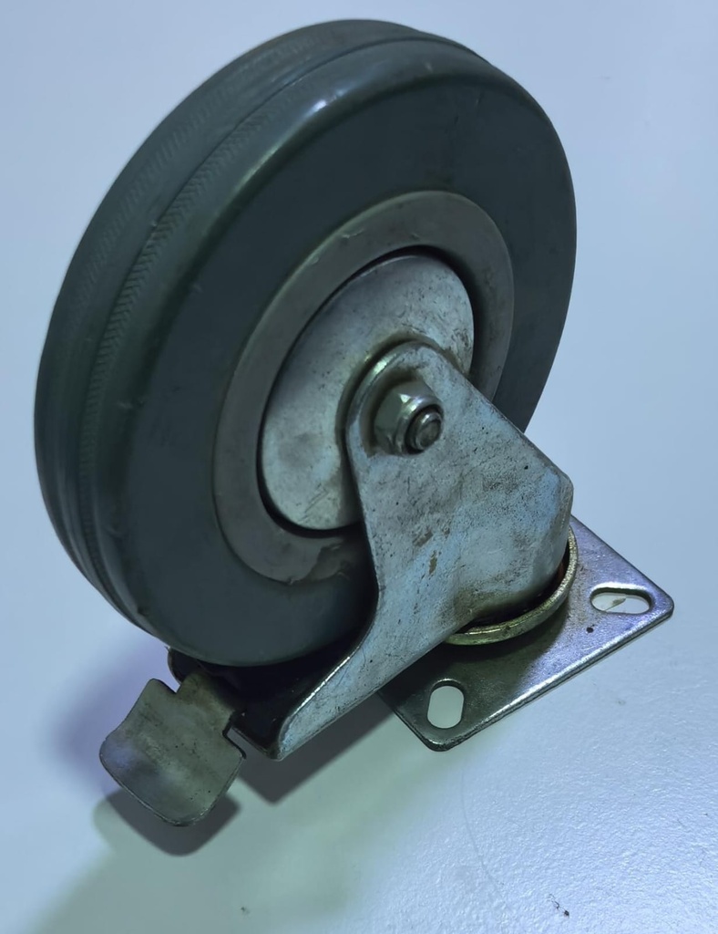  WHEEL GRAY RUBBER BREAK TYPE 5" 125MM - SPEED 