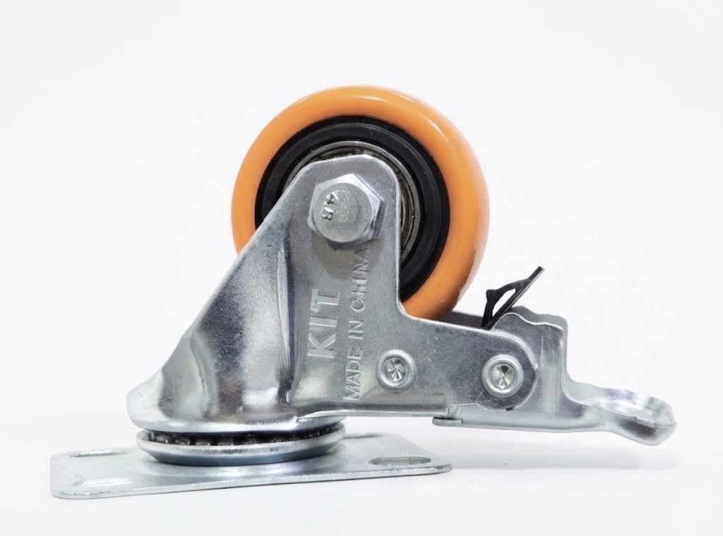  WHEEL ORANGE RUBBER BREAK 1.5" 40MM - FORCE/KIT 