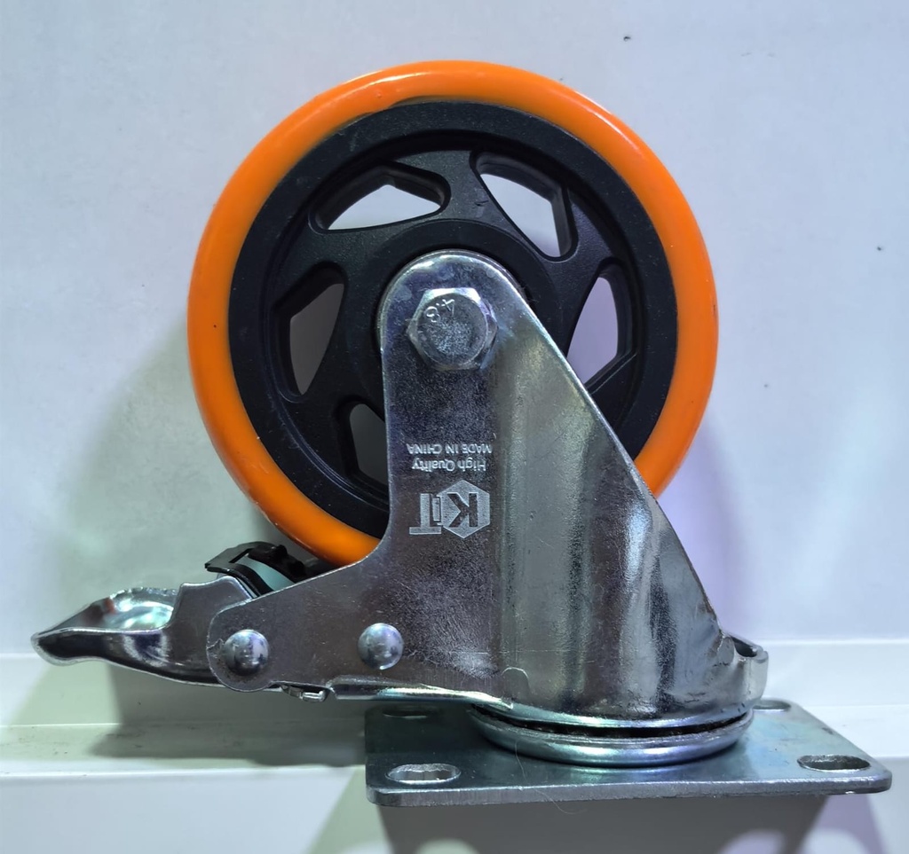  WHEEL ORANGE RUBBER BREAK 4" 100X32 