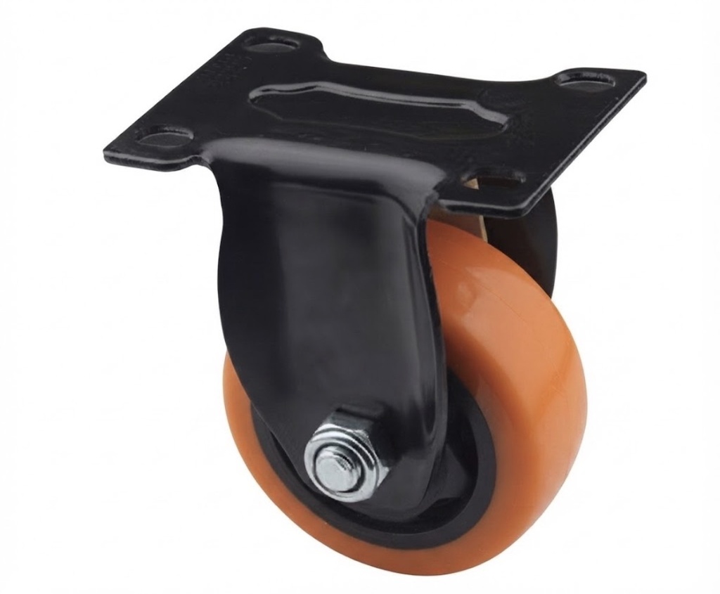  WHEEL ORANGE RUBBER FIX 1.5" 40MM - BMB 