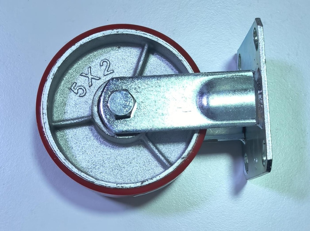  WHEEL RED FIX TYPE 5X2 125MM 5" - KIT 