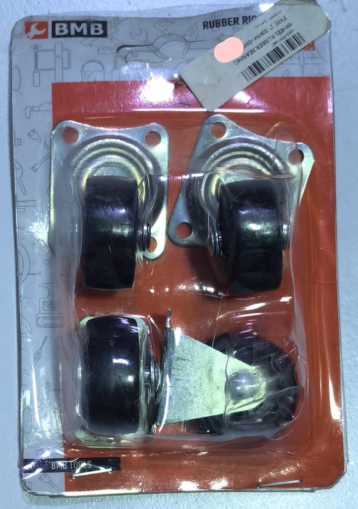  WHEEL RUBBER BEARING TYPE 1" 30MM -BMB 