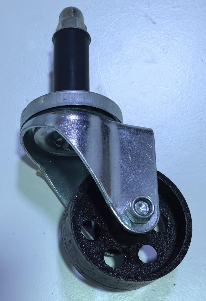  WHEEL STEEL BEARING WITH PLASTIC SUPPORT 3" 75MM-STRONG 