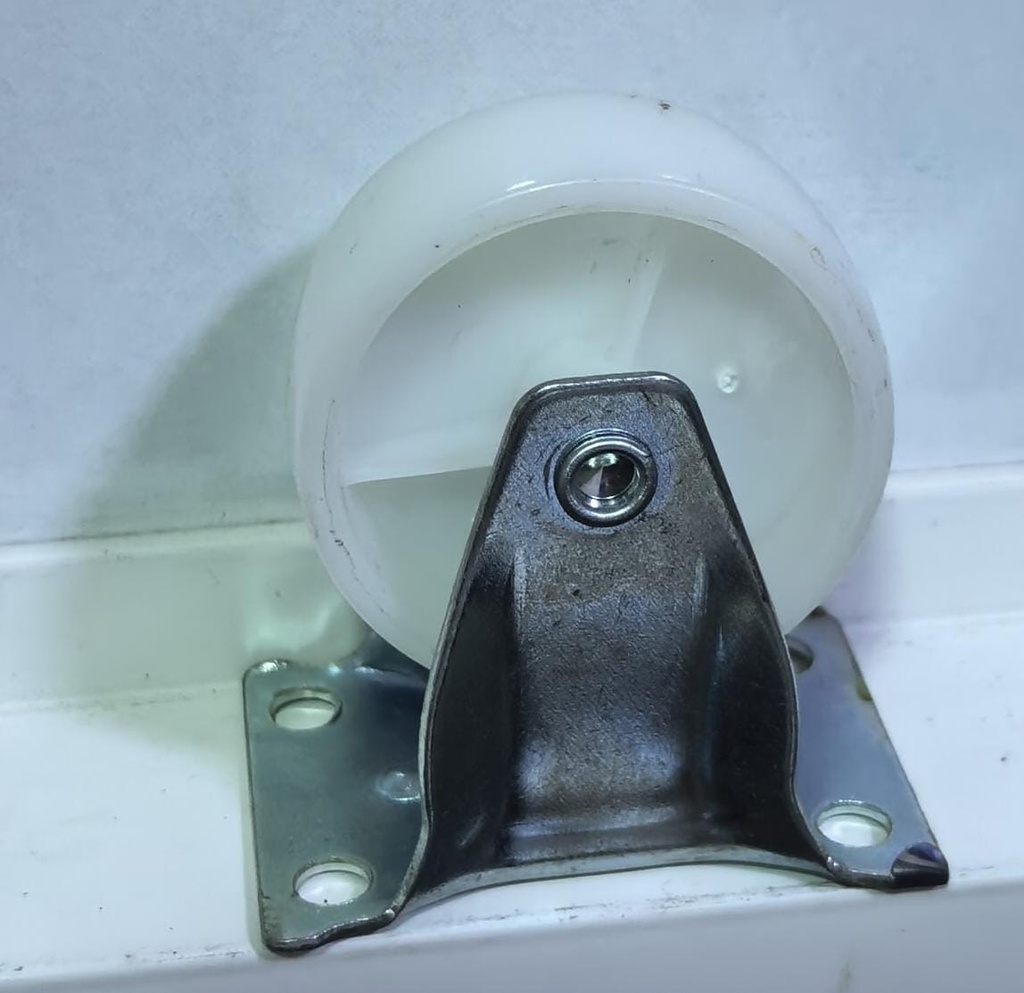  WHEEL WHITE PLASTIC 2" FIX TYPE -NO.194 