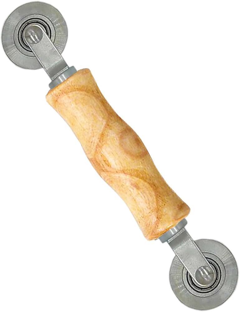 WINDOW RUBBER BEADING WHEEL END WOOD HANDLE - TAIWAN 