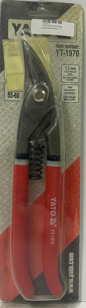  YATO TINMAN'S SNIPPERS 260MM RED HANDLE - YT-1970 