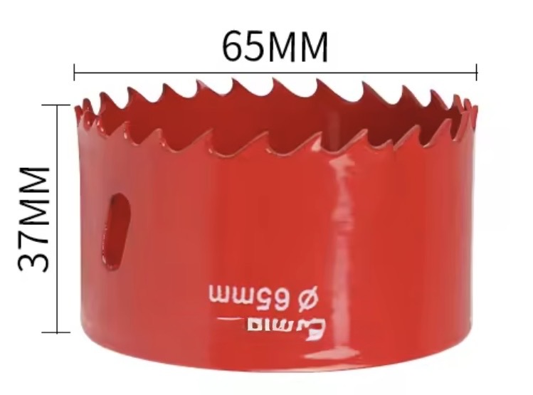  YDS HSS BI METAL HOLE SAW 65MM 2X9/16 - YDS-3808 
