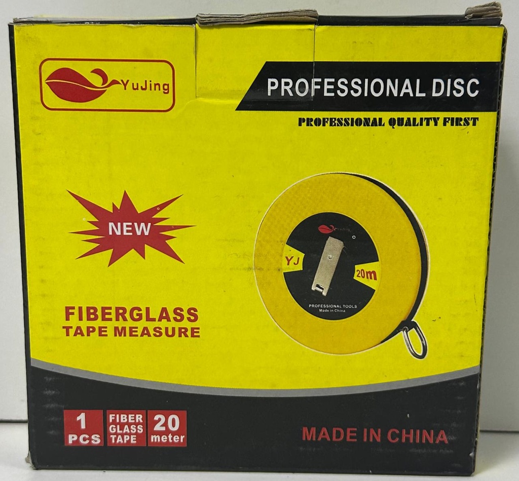  YUJING FIBERGLASS TAPE MEASURE 20 METER 