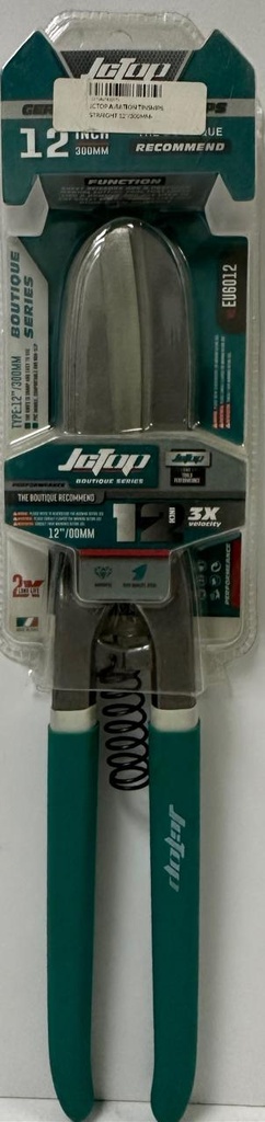 JCTOP AVIATION TINSNIPS STRAIGHT 12"/300MM-CHINA (265-266)