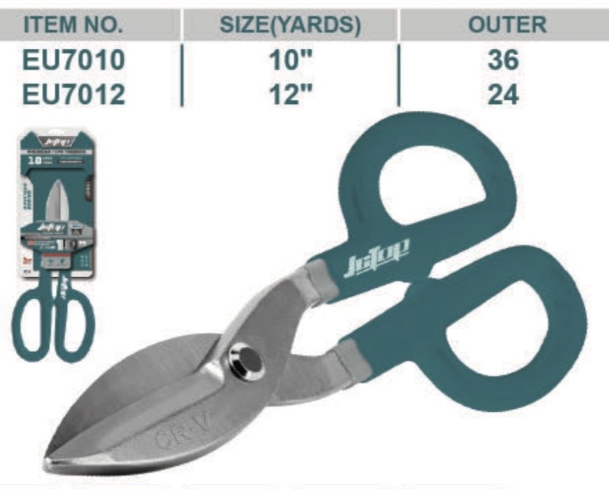 JCTOP AVAITION SNIP STRAIGHT 12"/100MM -CHINA