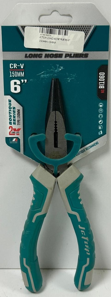 JCTOP  LONG NOSE PLIERS 6" 150MM - CHINA