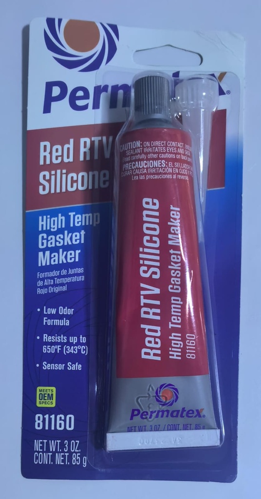 RMATEX RED RTV SILICONE GASKET MAKER 85G - USA