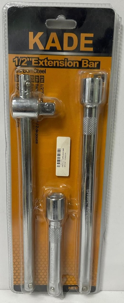 KADE 1/2" EXTENSION BAR 3PCS SET /HEB1203A