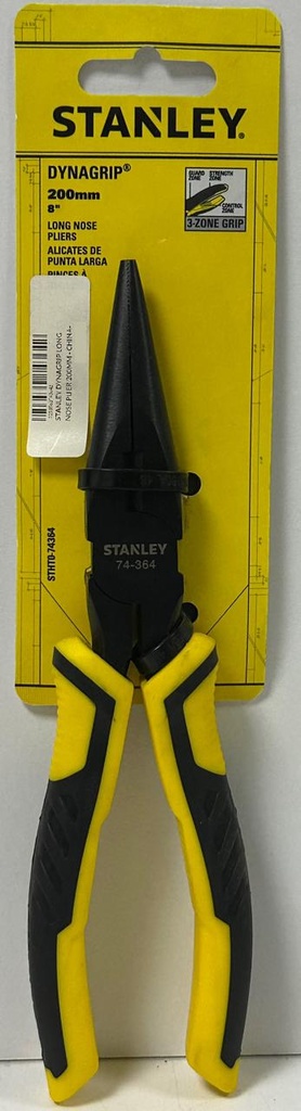 STANLEY DYNAGRIP LONG NOSE PLIER 200MM - CHINA-74-364