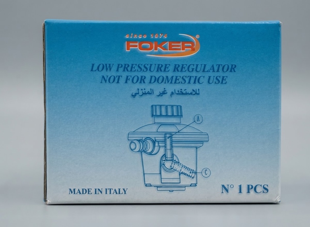 FOKER GAS REGULATOR (29-90MBAR TYPE 390) - ITALY -RN16129