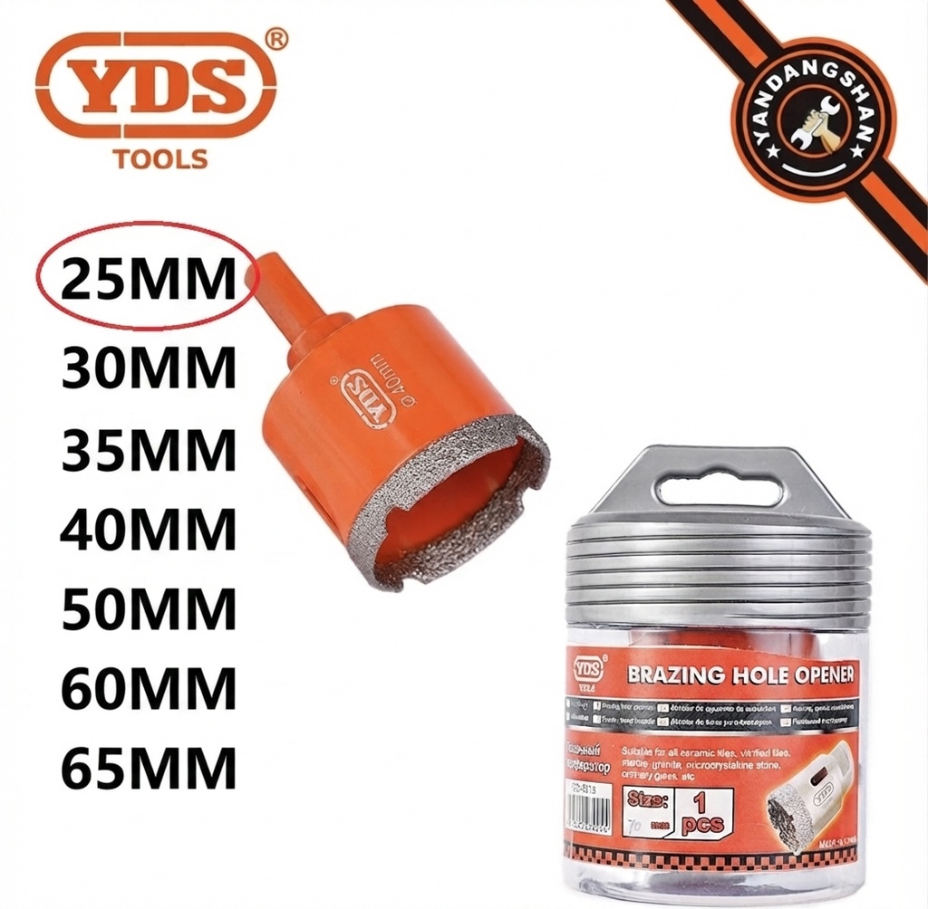 YDS BRAZING HOLE OPENER 25MM