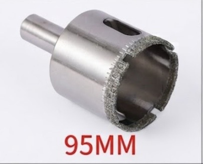 YDS DIAMOND GLASS HOLE SAW 95MM -CHINA