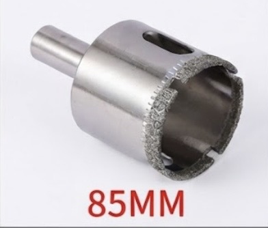 YDS DIAMOND GLASS HOLE SAW 85MM -CHINA