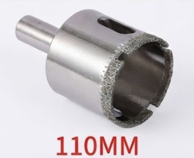 YDS DIAMOND GLASS HOLE SAW 110MM -CHINA