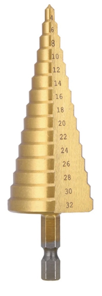YDS STEP DRILL BIT (4-32MM) -CHINA