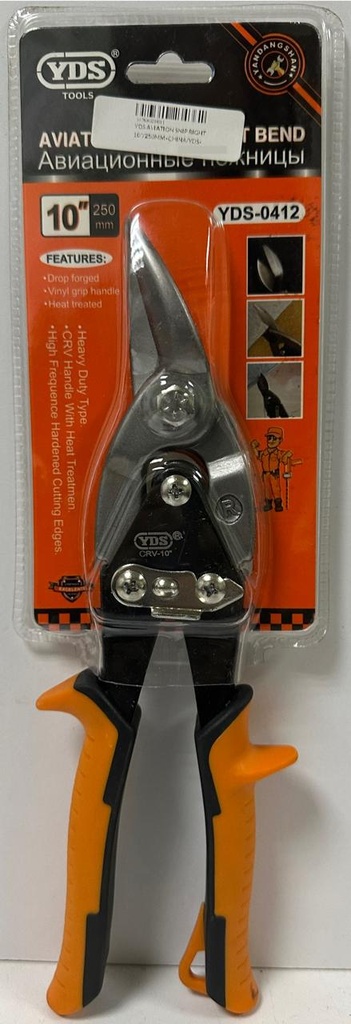 YDS AVIATION SNIP RIGHT 10"/250MM -CHINA/YDS-0410
