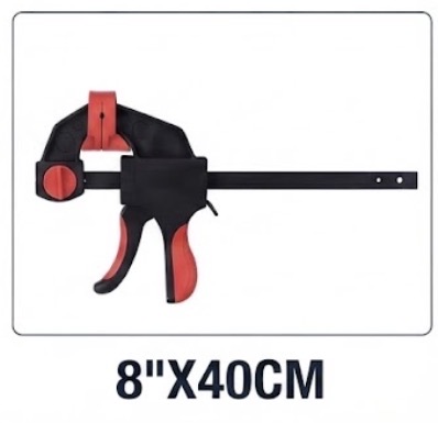 QUICK RATCHET BAR CLAMP 8"X40CM BLACK-CHINA