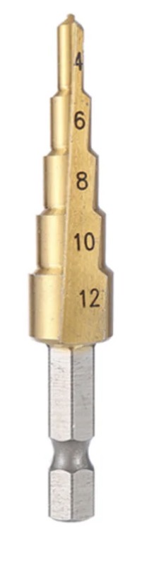YDS STEP DRILL BIT (4-12MM) -CHINA/0147