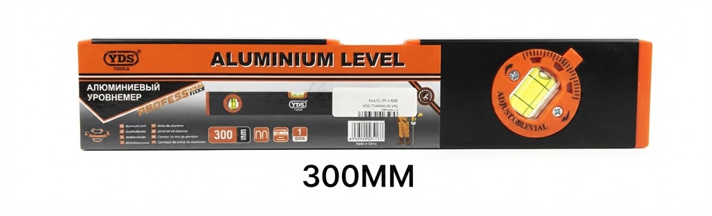 YDS ALUMINIUM LEVEL 300CM 12" - CHINA