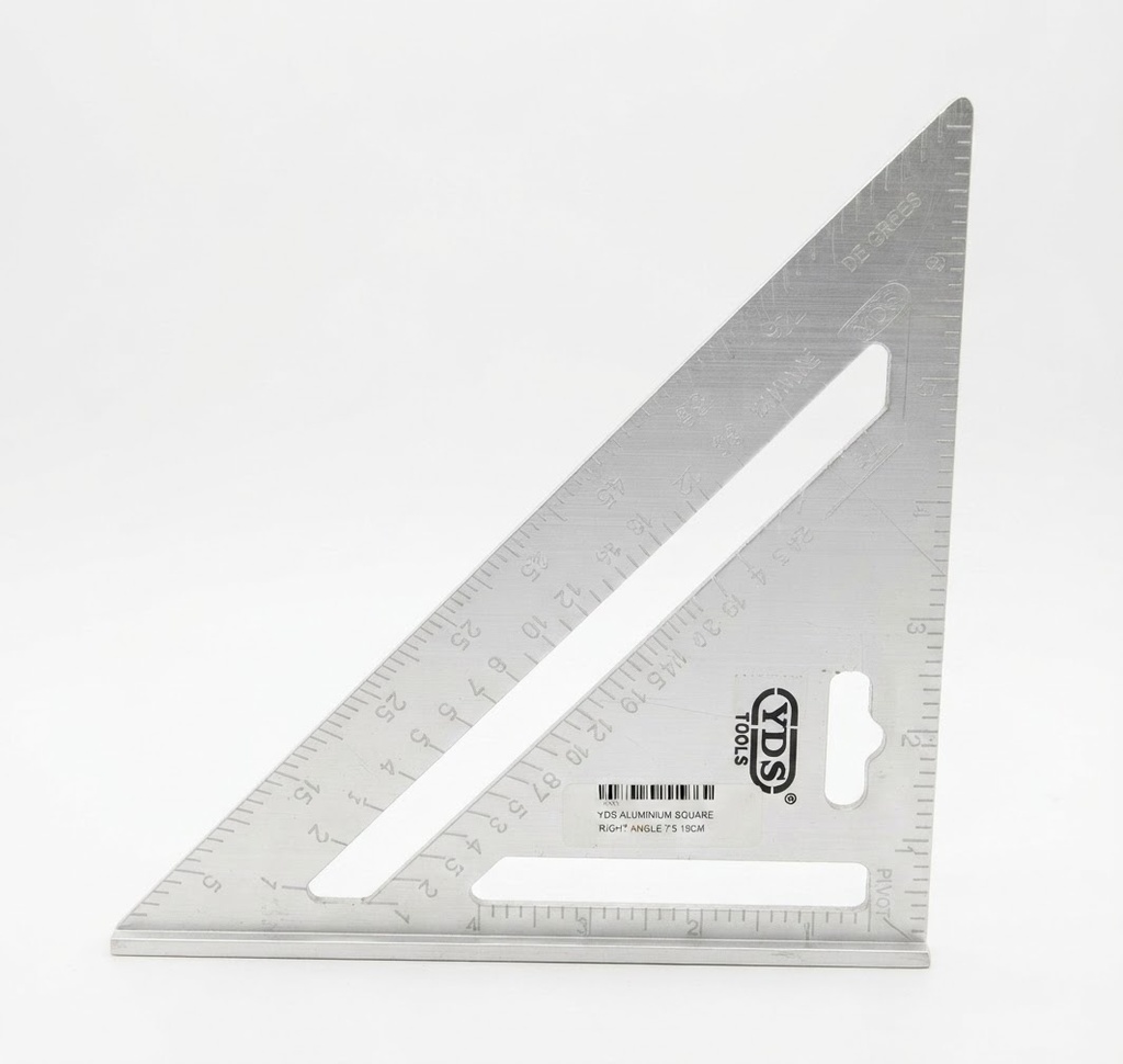 YDS ALUMINIUM SQUARE RIGHT ANDLE 12"-CHINA