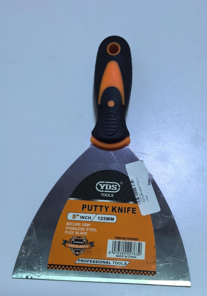 YDS PUTTY KINFE STEEL 5" -CHINA