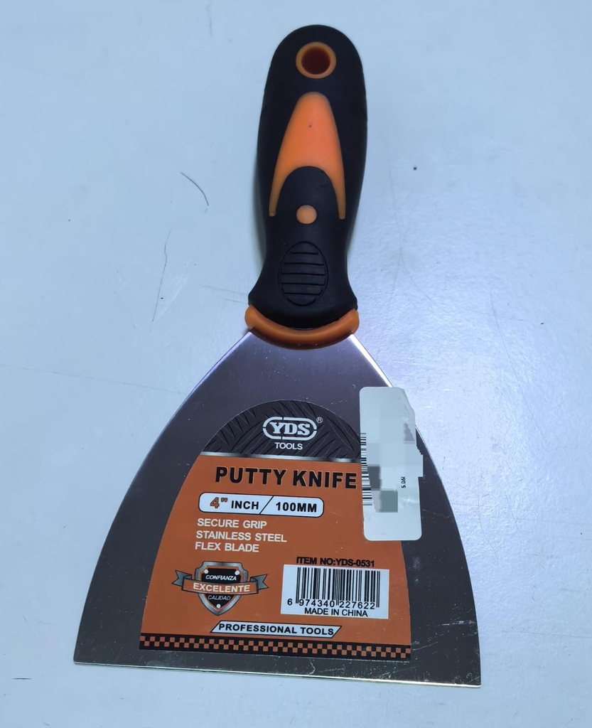 YDS PUTTY KINFE STEEL 4" -CHINA