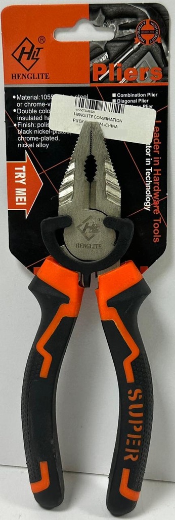 HENGLITE COMBINATION PLIER 6" 150MM -CHINA