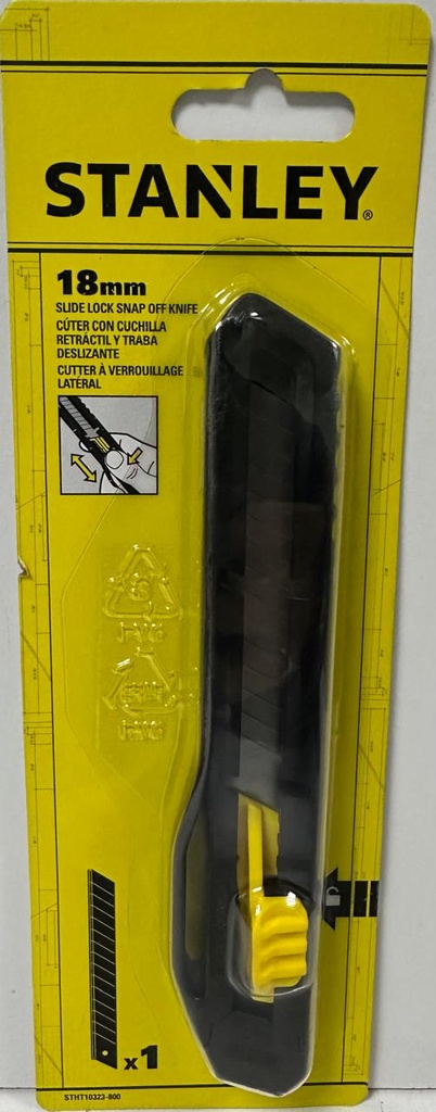 STANLEY SIDE LOCK SNAP OFF KNIFE 18MM-CHINA/STHT10323-800