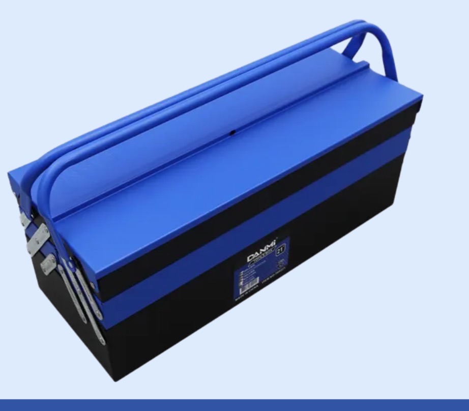 DANMI TOOL BOX 5SECTION BLACK/BLUE 21"-CHINA/260221