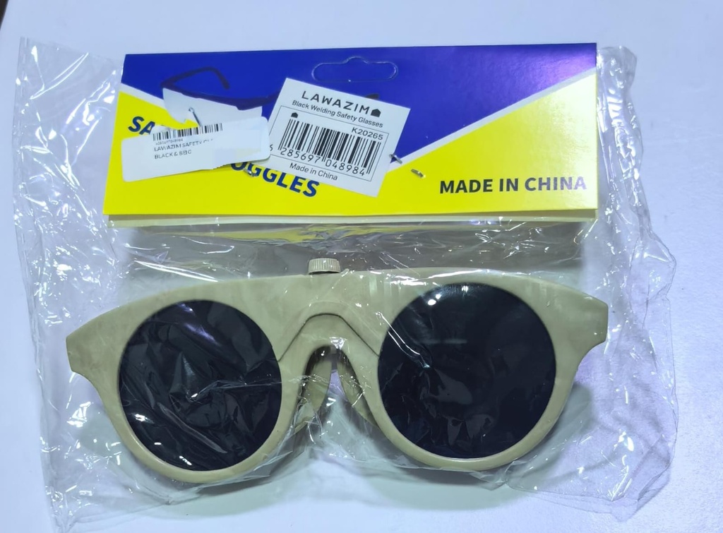 LAWAZIM SAFETY GLASS BLACK & BEIGE-CHINA/K20265